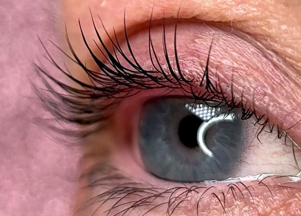 Close-up of styled eyelashes at Brows by Mel, Watford, Watford, GB. Enhancing beauty through expert care.