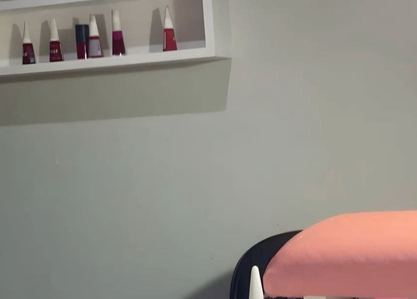 Nail polish display at Nails by Ryan in Jos, Plateau. Elegant salon setup for nail care.