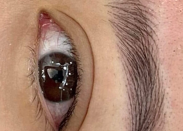 Close-up of elegant eyelash extensions at Md.Beautylash, Jawa Barat, Jawa Barat, ID.