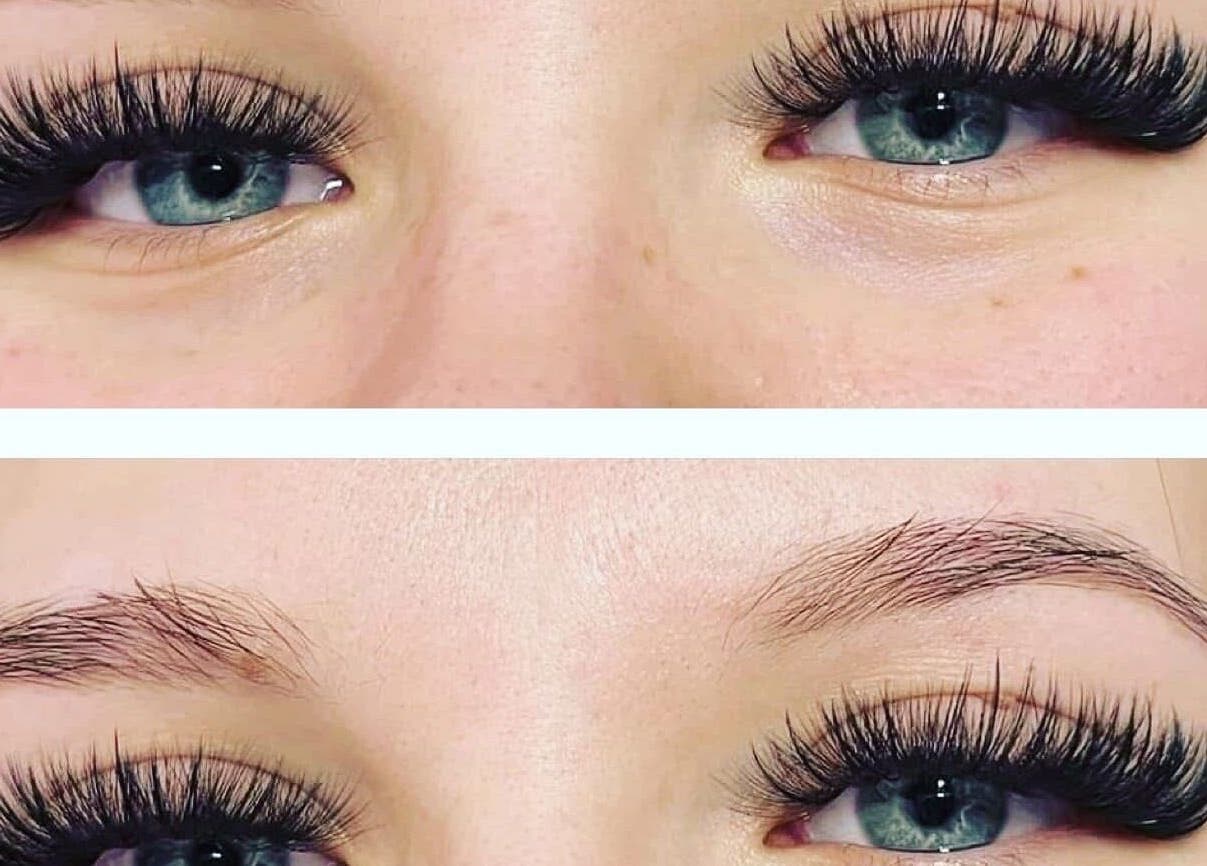 Stunning eyelash extensions at The Lash Lounge in Wyoming, Ontario, CA enhance natural beauty.