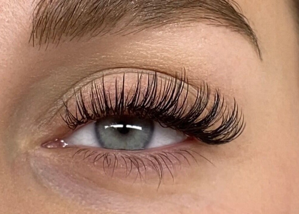 Close-up of expertly styled lashes at Lash Brow & Beauty Art in Melbourne, Victoria, AU.