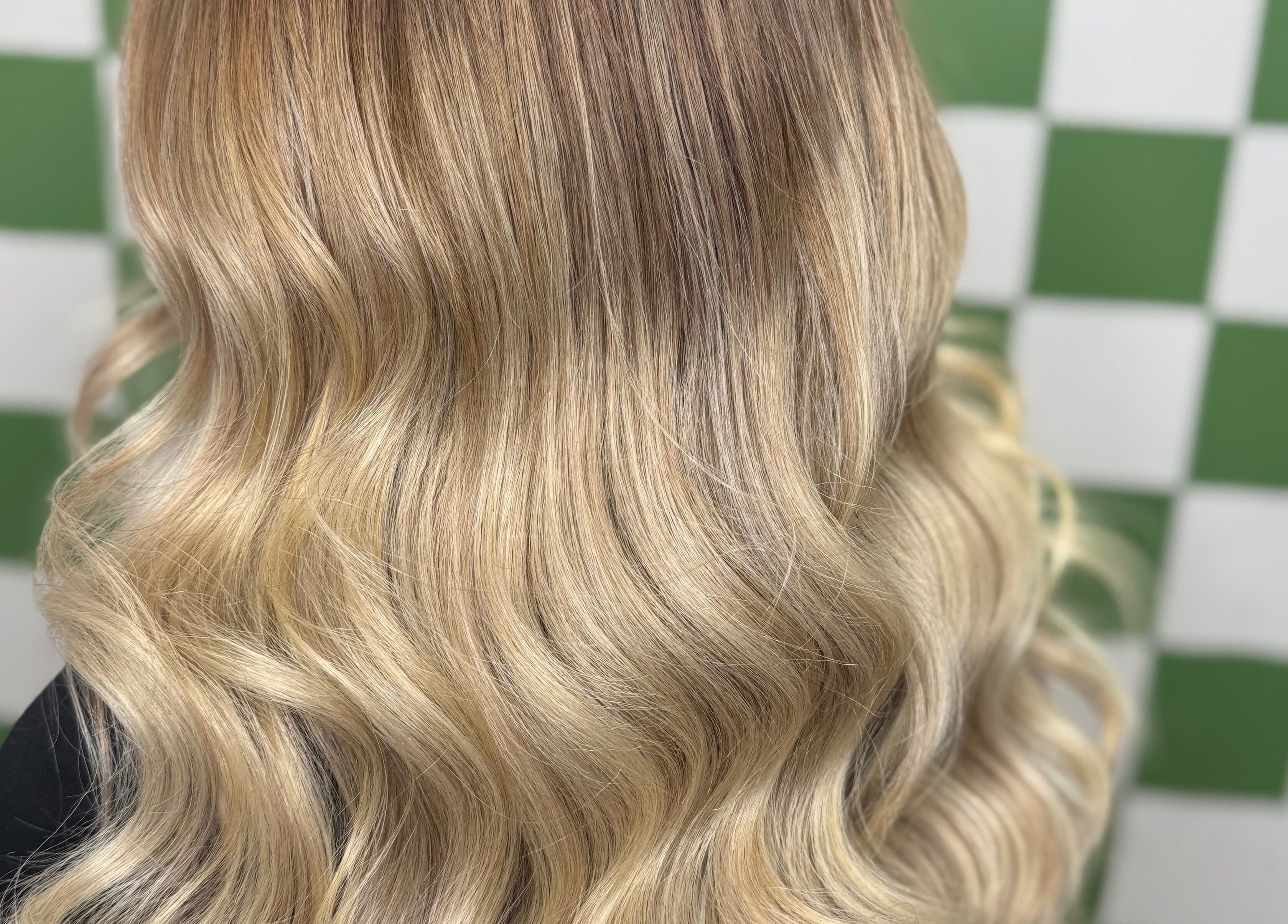 Elegant blonde waves styled at Hair Senpai, Campbelltown, New South Wales, AU, showcasing salon expertise.