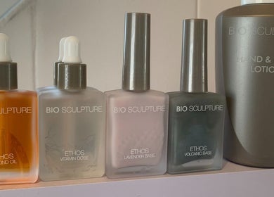 Bio Sculpture products displayed at Sculpt & Go, Cape Town, Western Cape, ZA offer premium beauty solutions.