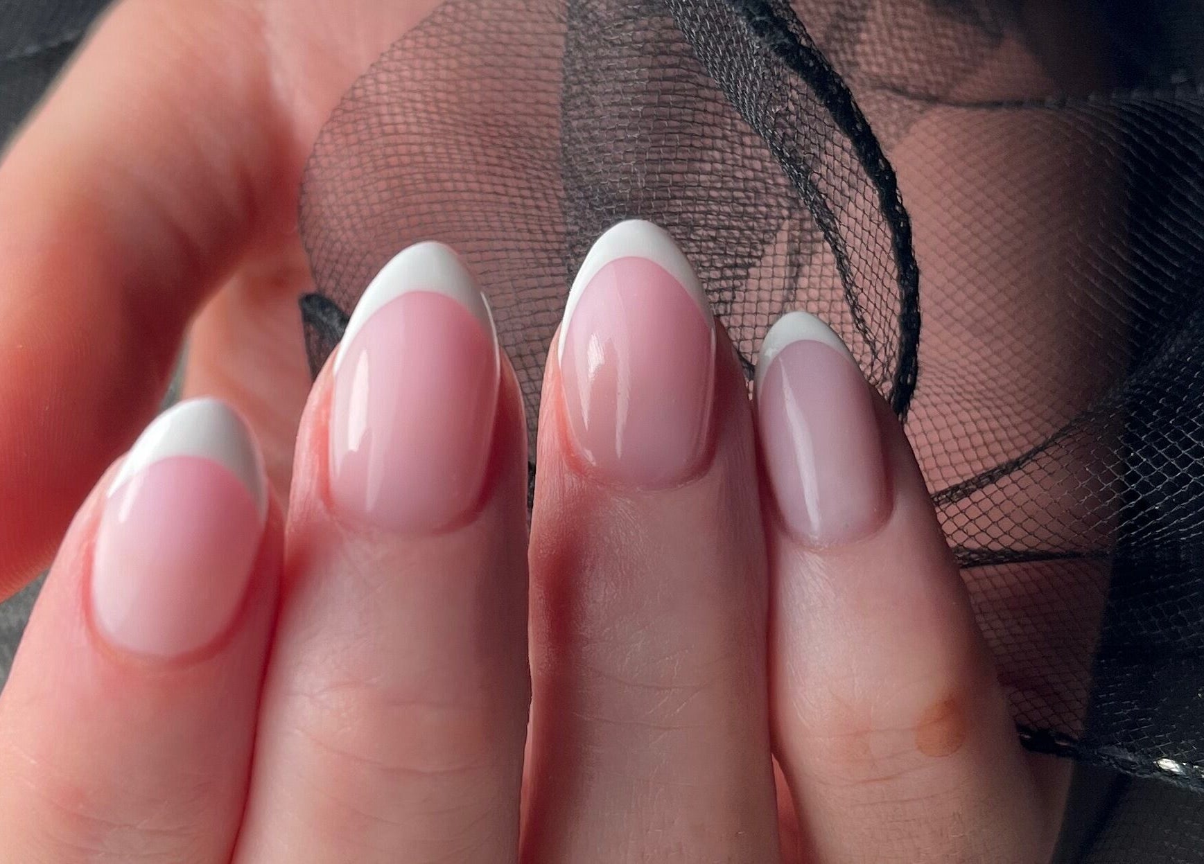 Elegant French manicure nails by Orla Nails & Beauty in Boyle, County Roscommon, IE, showcasing polished style.