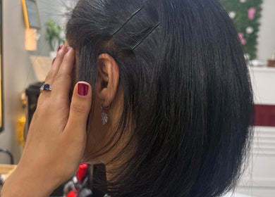 Stylish hair with clips at Lilian Beauty Salon, Juffair, Bahrain , BH.