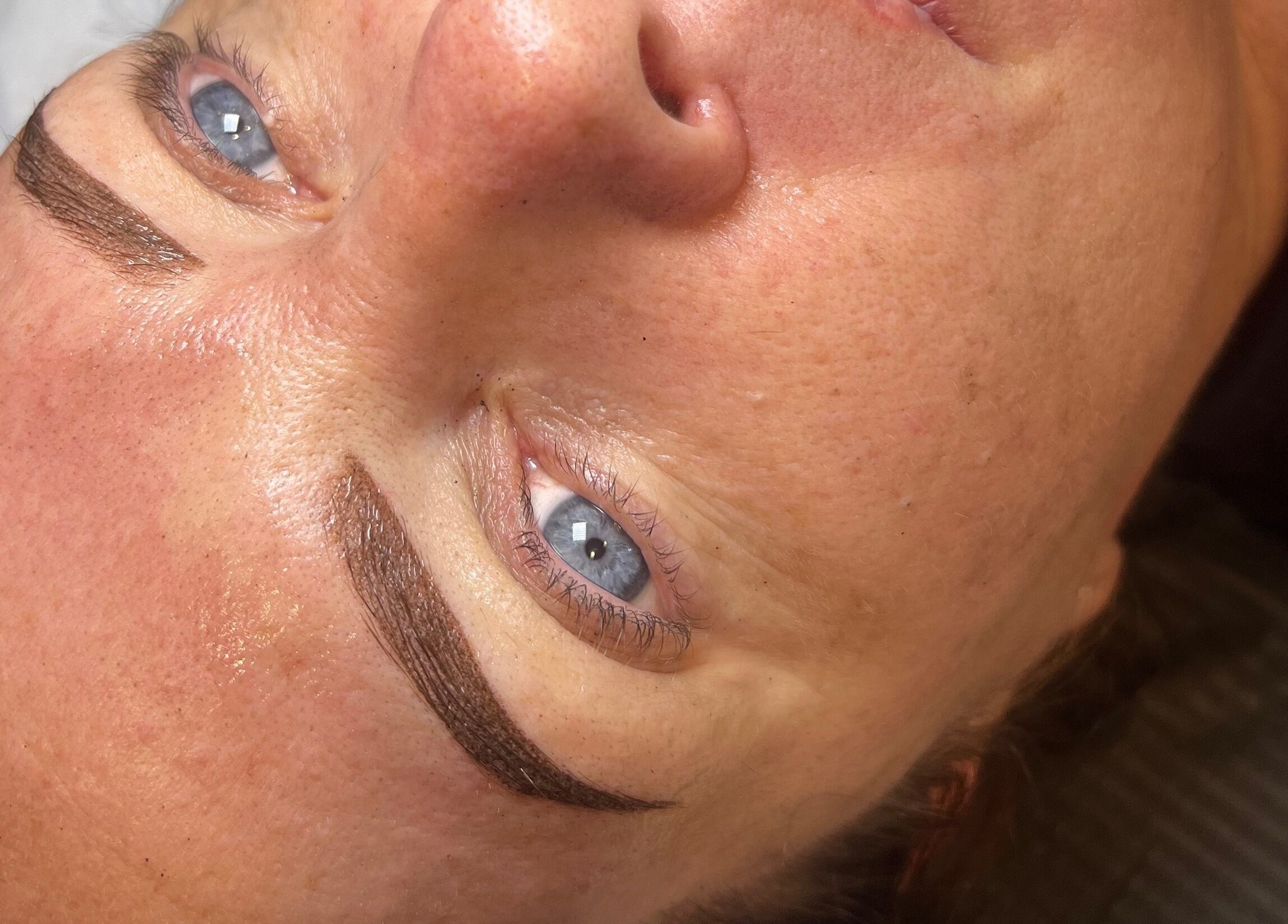 Close-up of defined brows at The Brow Studio - By Rachael in Belfast, Northern Ireland, GB.