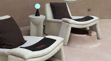 Comfortable chairs in a serene setting at Stellar Salon, Riyadh, Riyadh Province, SA.