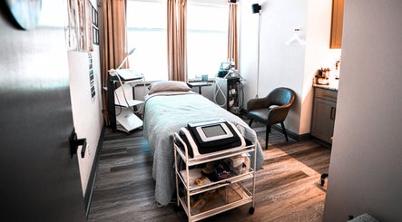 Relaxing treatment room at Rejuvenate at Lake Wylie in Lake Wylie, South Carolina, US.