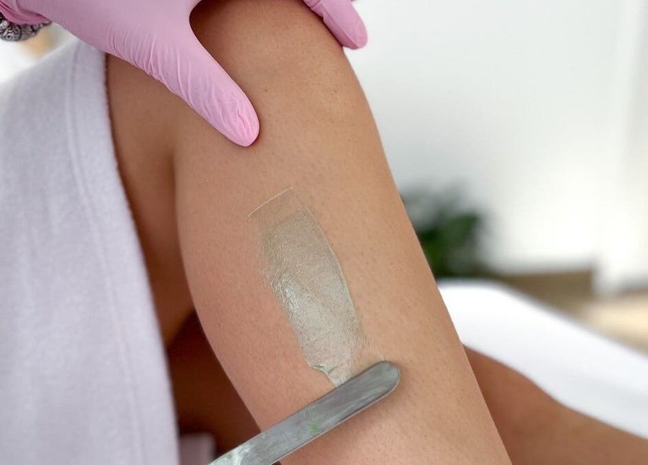 Waxing treatment at Kēp Esthetique, Montréal, Québec, CA, showcasing smooth skin and expert care.