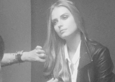 Styling session at The Private Room in Wimborne, England, GB highlighting elegant hair care.