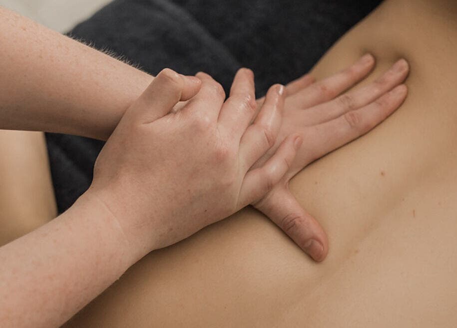 A relaxing massage at Treatment Rooms, Hastings, England, GB, showcasing expert technique for wellness.
