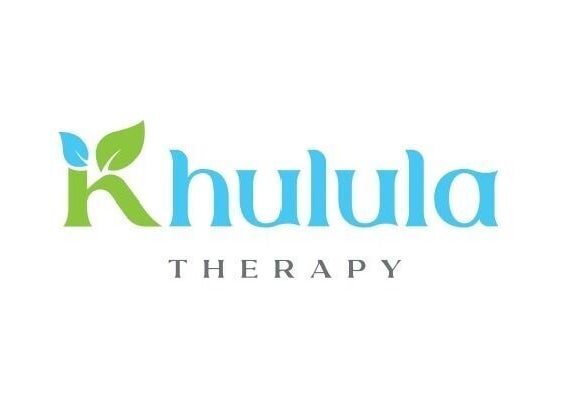 Logo of Khulula Therapy in Saint James, BB, showcasing calming blue and green colors.