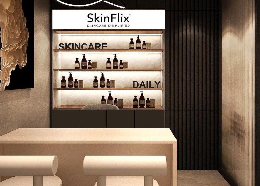Chic skincare display at Borneo Medispa Shah Alam, Shah Alam, Selangor, MY.