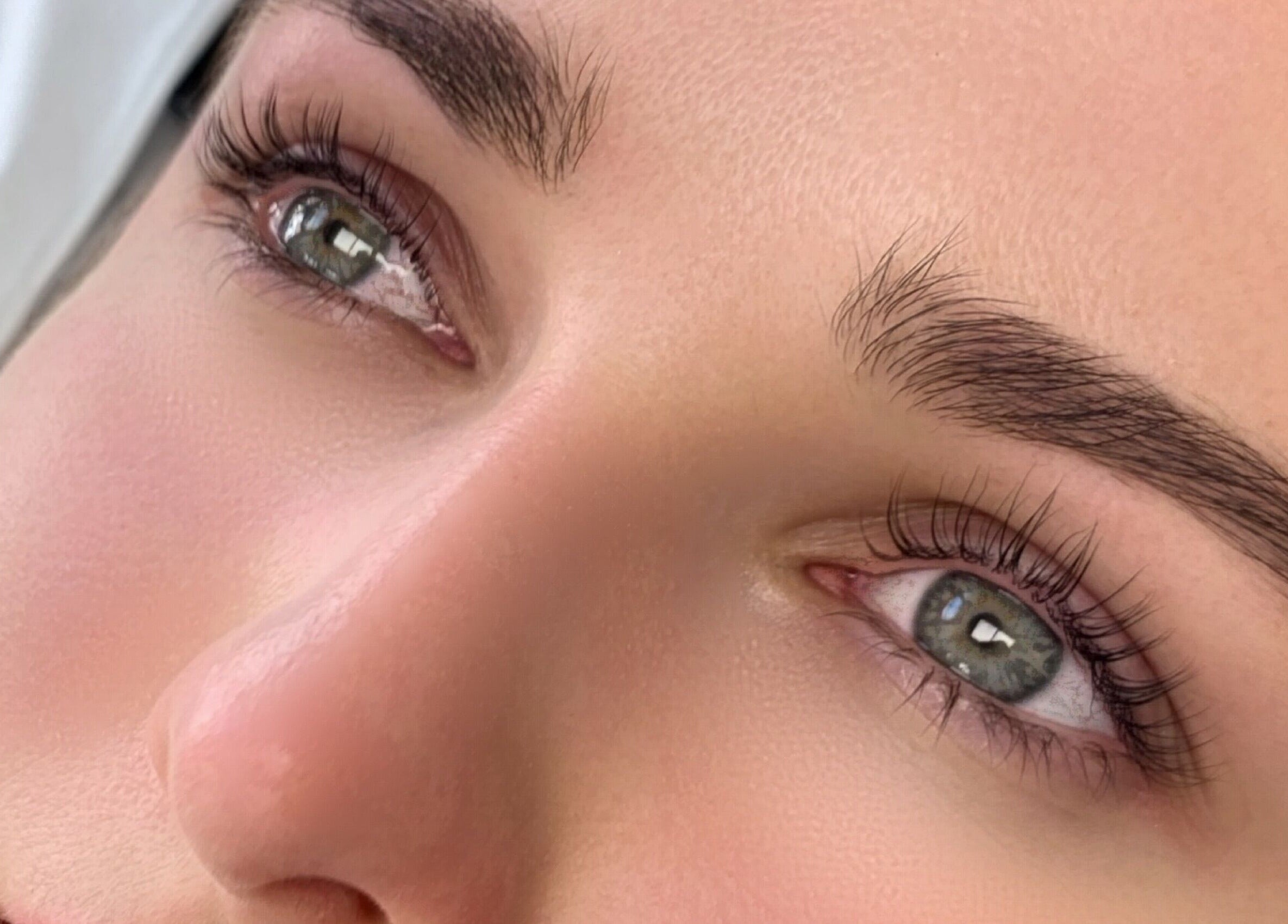 Close-up of styled lashes at Lashqueen York, York, England, GB showcasing expert beauty and care.