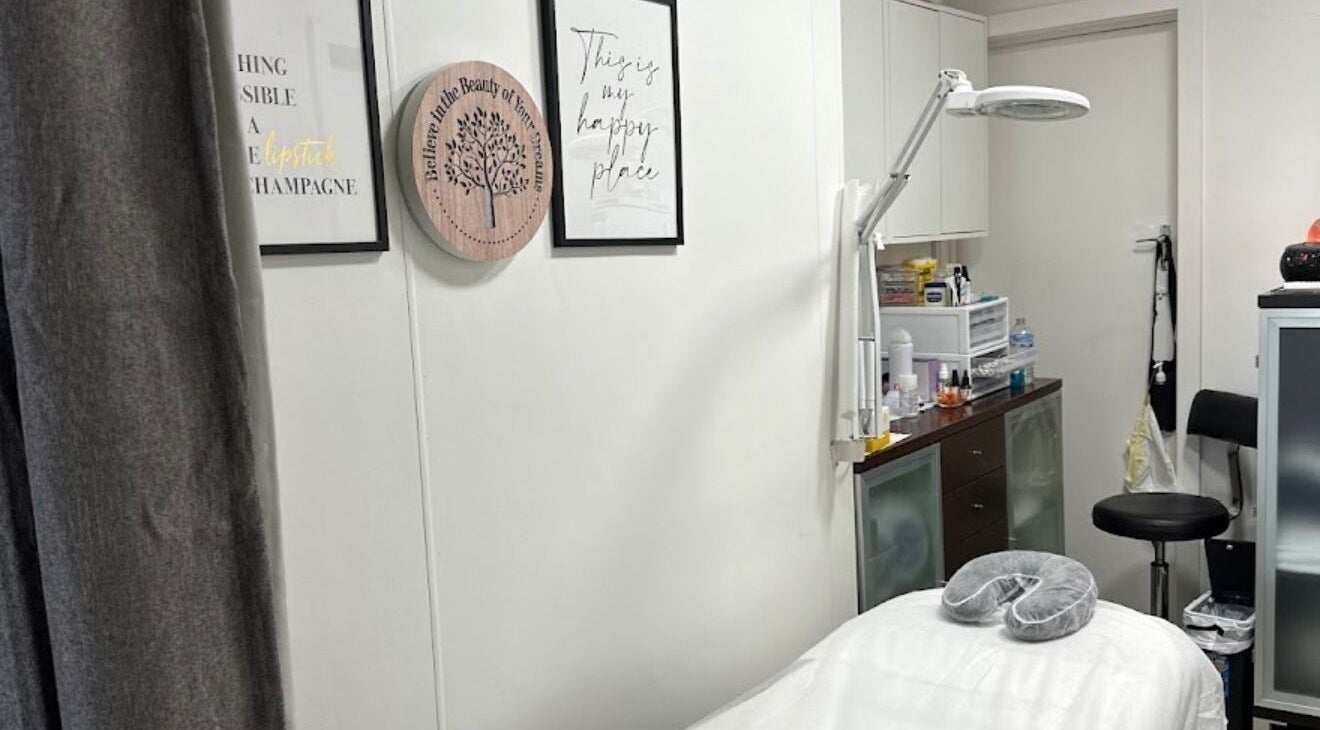 Tranquil treatment room at Natures Beauty Spa Salon, Poowong, Victoria, AU, featuring cozy massage bed and decor.