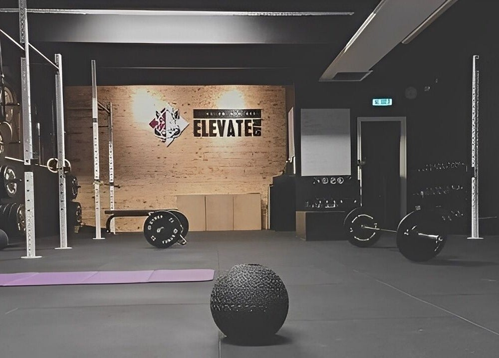 Spacious workout area at Elevate Gym + Athlete Recovery, Clogher, Northern Ireland, GB, with modern equipment.