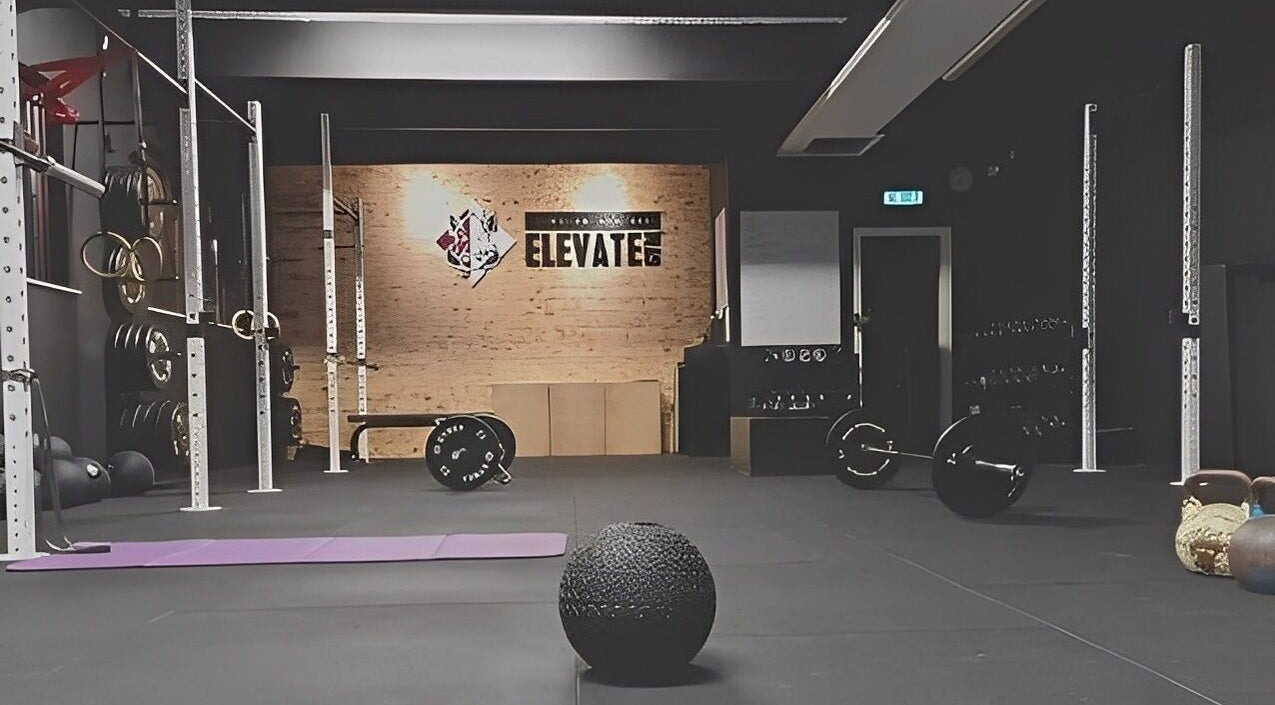 Spacious workout area at Elevate Gym + Athlete Recovery, Clogher, Northern Ireland, GB, with modern equipment.