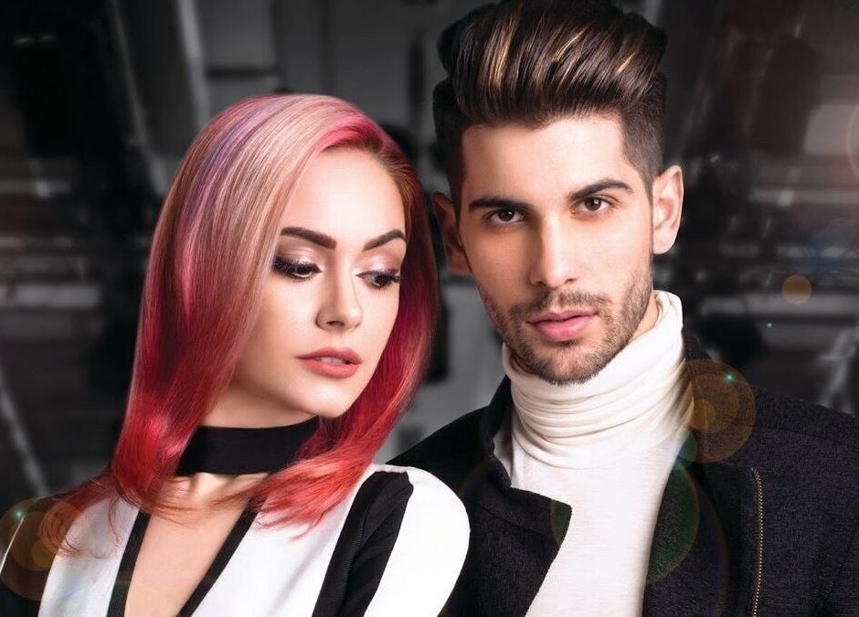 Trendy hairstyle showcase at Lakme Salon Kompally, Hyderabad, Telangana, IN.