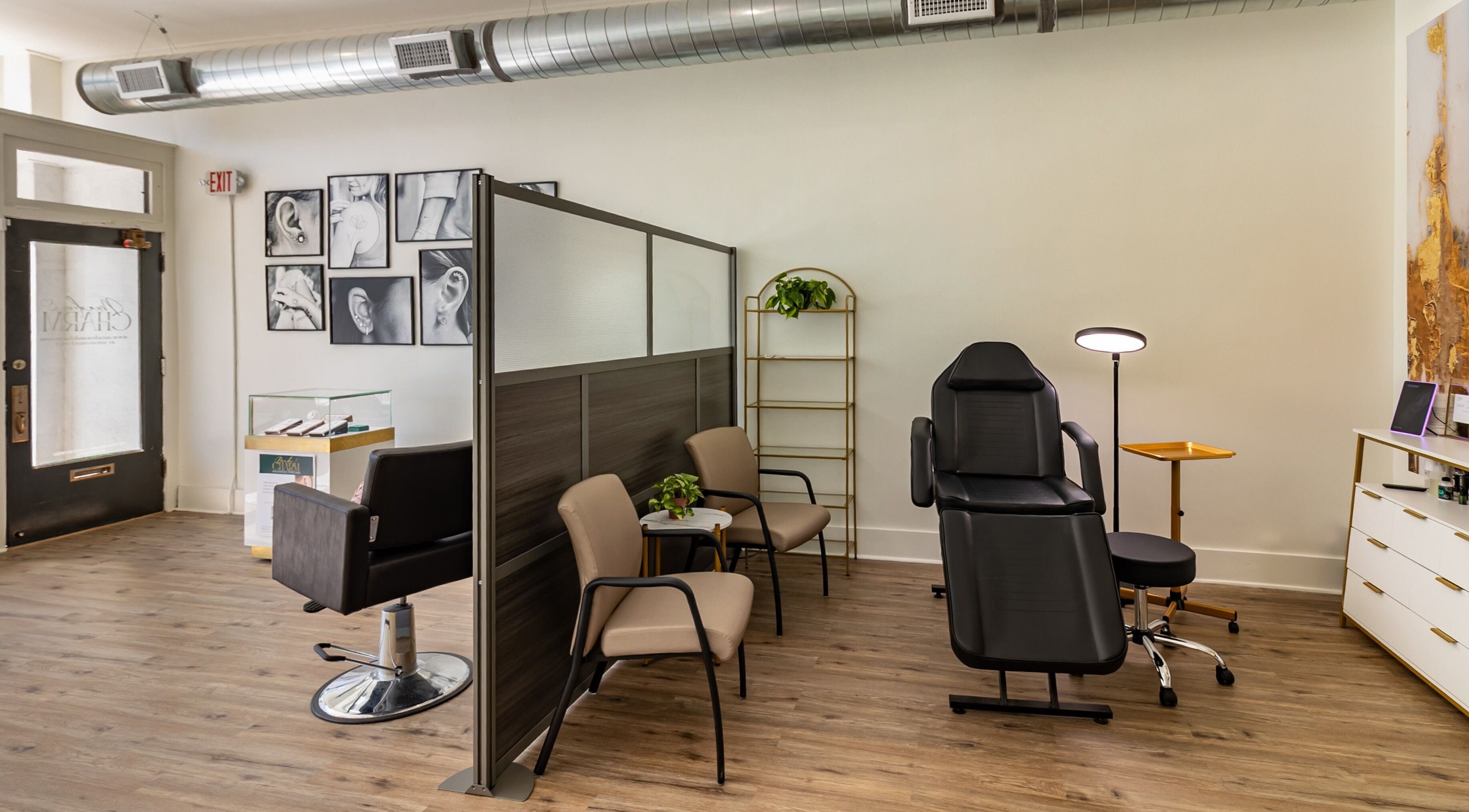 Elegant service area at Meadow & Charm - NEW LOCATION COUNCIL BLUFFS, Council Bluffs, Iowa, US, perfect for relaxation.