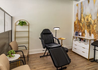 Spacious room at Meadow & Charm - NEW LOCATION COUNCIL BLUFFS in Council Bluffs, Iowa, US with elegant decor.