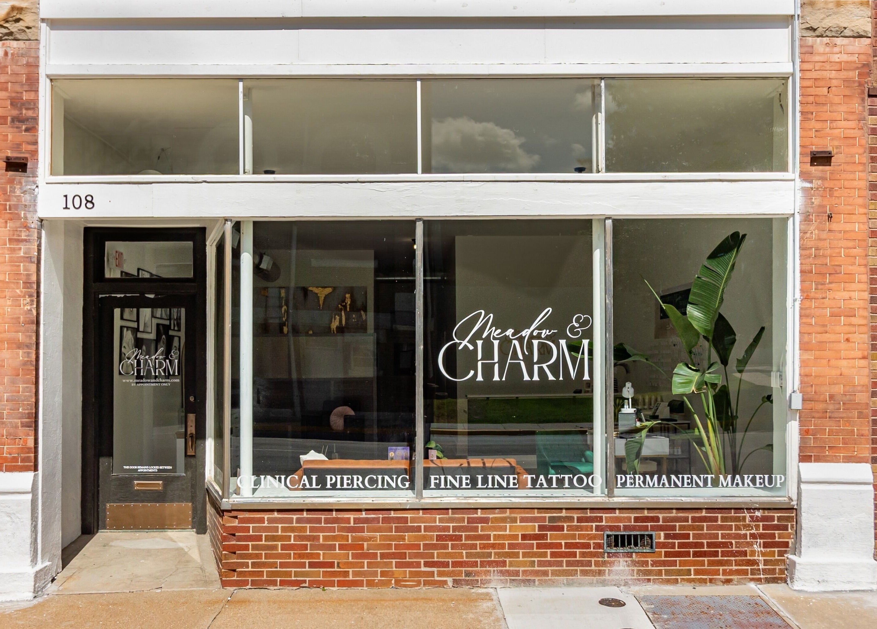 Meadow & Charm - Council Bluffs venue showcasing elegant storefront in Council Bluffs, Iowa, US.