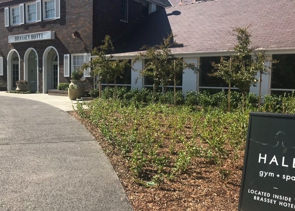 Entrance to Hale Spa inside Brassey Hotel in Barton, Australian Capital Territory, AU.