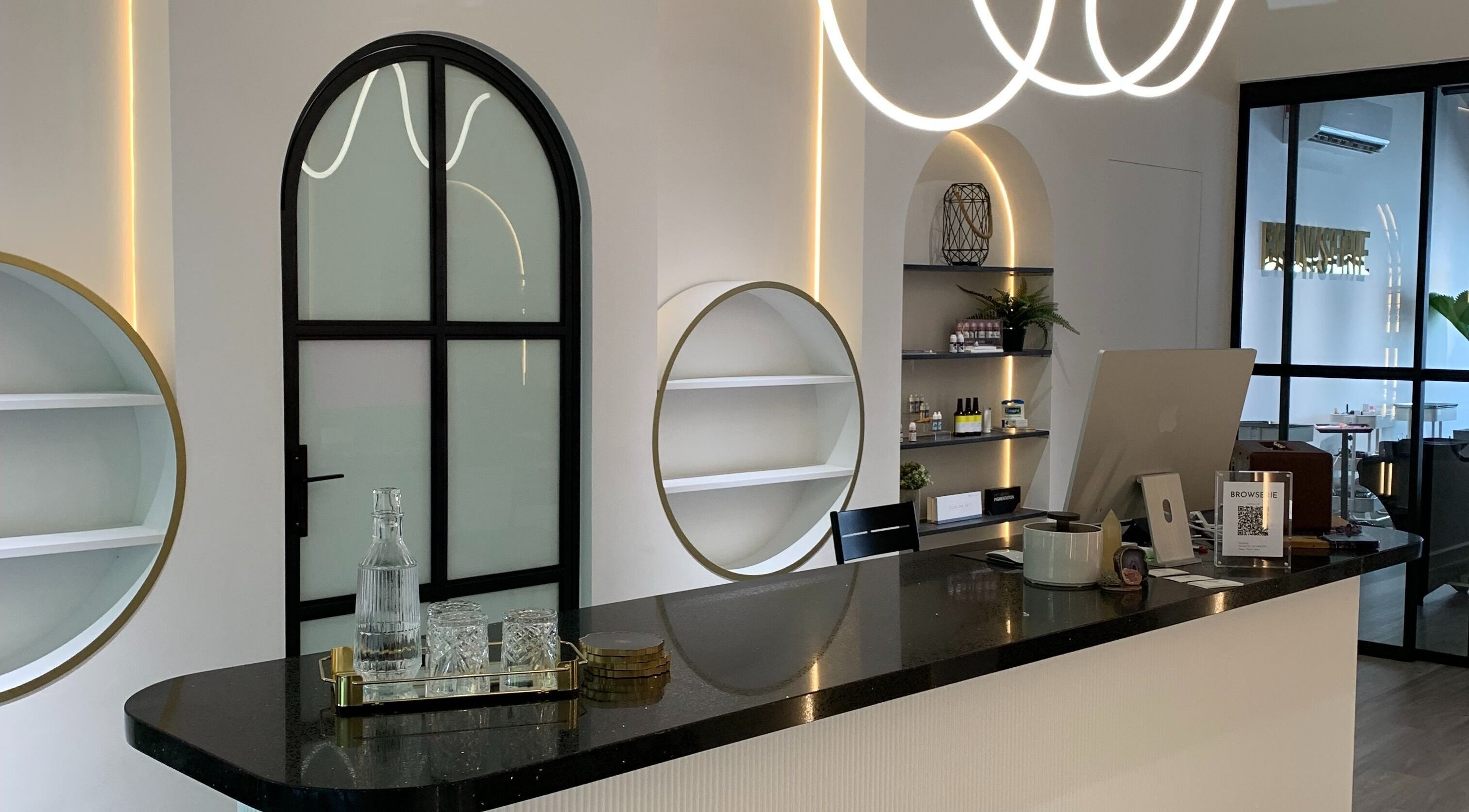 Elegant interior of Browserie in Petaling Jaya, Selangor, MY showcasing modern design and sophisticated decor.