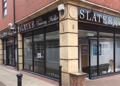 Exterior of Glow Beauty by Karagh at Carlisle, England, GB showcasing modern salon entrance.