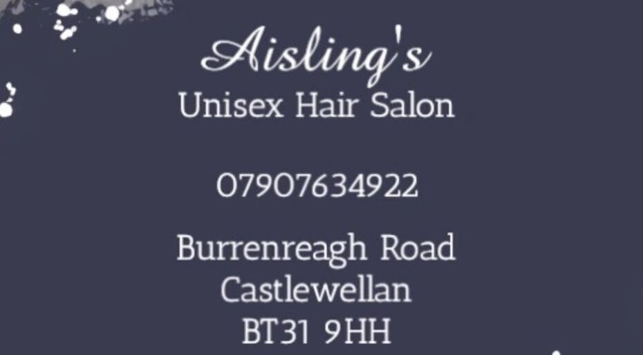 Aisling's Unisex Hair Salon contact on Burrenreagh Rd, Castlewellan, Northern Ireland, GB.