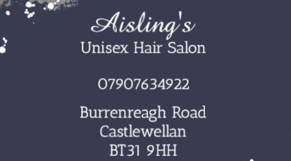 Aisling's Unisex Hair Salon contact on Burrenreagh Rd, Castlewellan, Northern Ireland, GB.