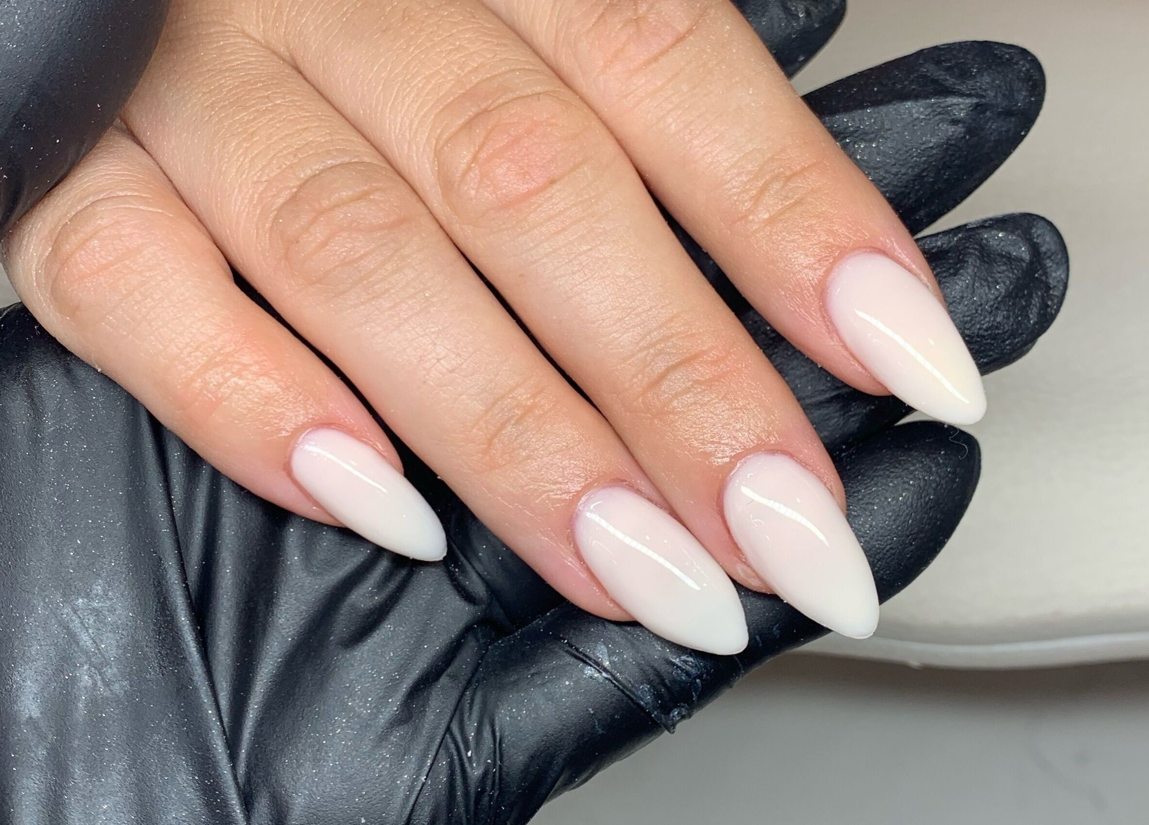 Elegant manicure at Elizabeth Zara Nails & Beauty, Sutton Coldfield, England, GB.