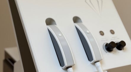 Modern beauty device at HD Skin Clinic Lancs in Euxton, England, GB. Enhancing skincare technology.