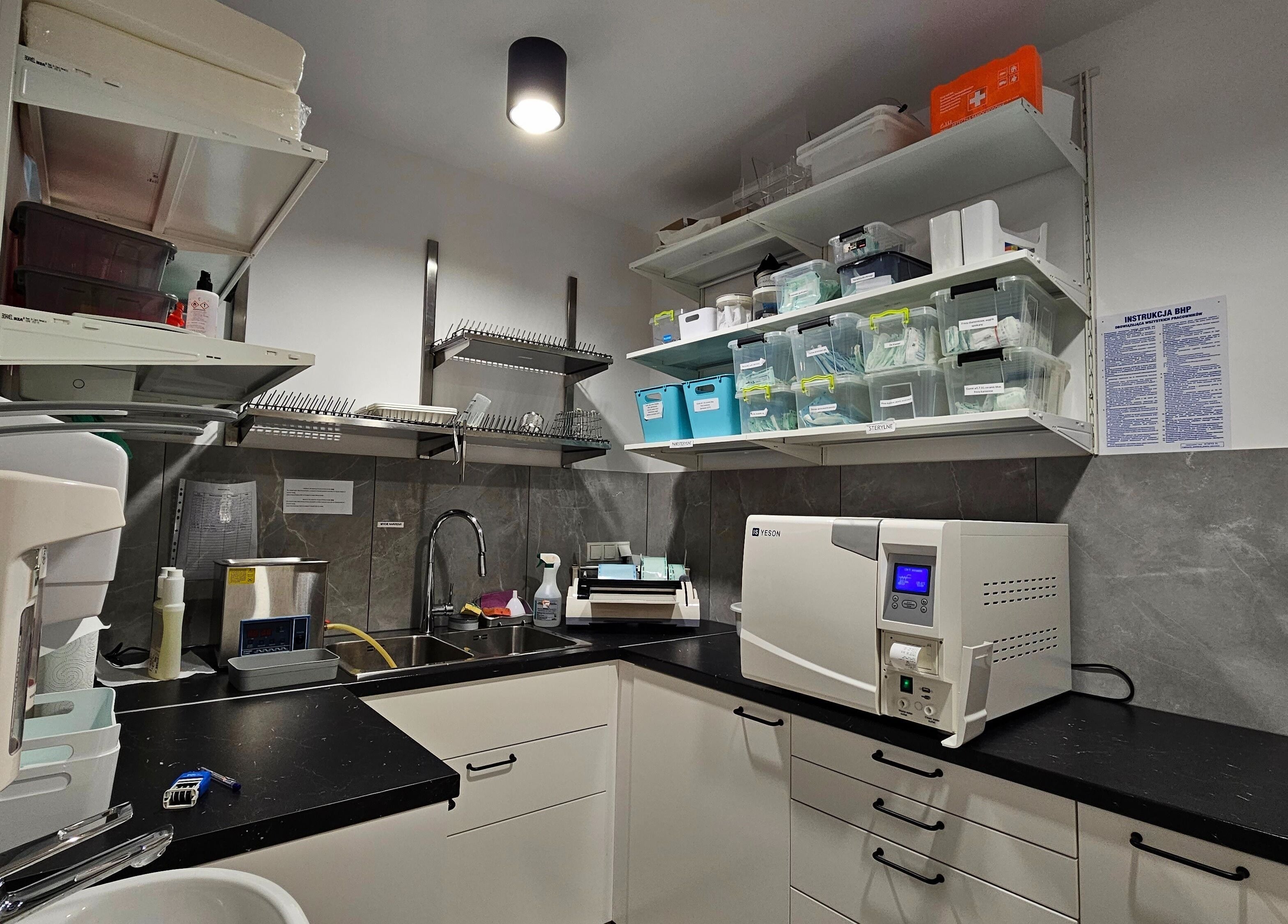 Zaplecze medyczne w Propodis Małopolskie Centrum Zdrowej Stopy, Kraków, Małopolskie, PL.