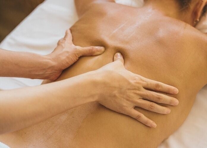 Massage therapy at Touché Spa | Home Service in Jeddah, Makkah Province, SA offering relaxation and wellness.