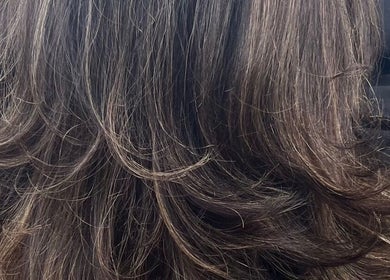 Beautiful layered hair styled by Hair by Suzie - Mobile Hairdresser in Cheshunt, Enfield, GB.
