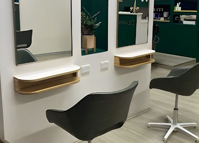 Modern salon interior at Unique Hair Me - Curly Specialist, Arndell Park, New South Wales, AU.