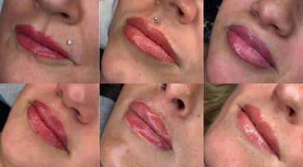 Close-up of lip enhancements at LeBeauty Studio, Mandurah, Western Australia, AU.