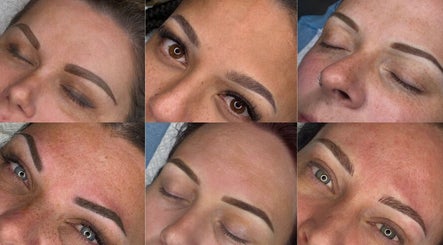 Eyebrow enhancements at LeBeauty Studio, Mandurah, Western Australia, AU, showcasing beautiful brow treatments.