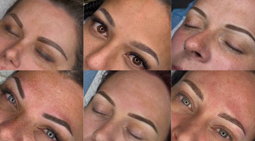 Perfectly shaped brows at LeBeauty Studio, Mandurah, Western Australia, AU showcasing expert microblading.