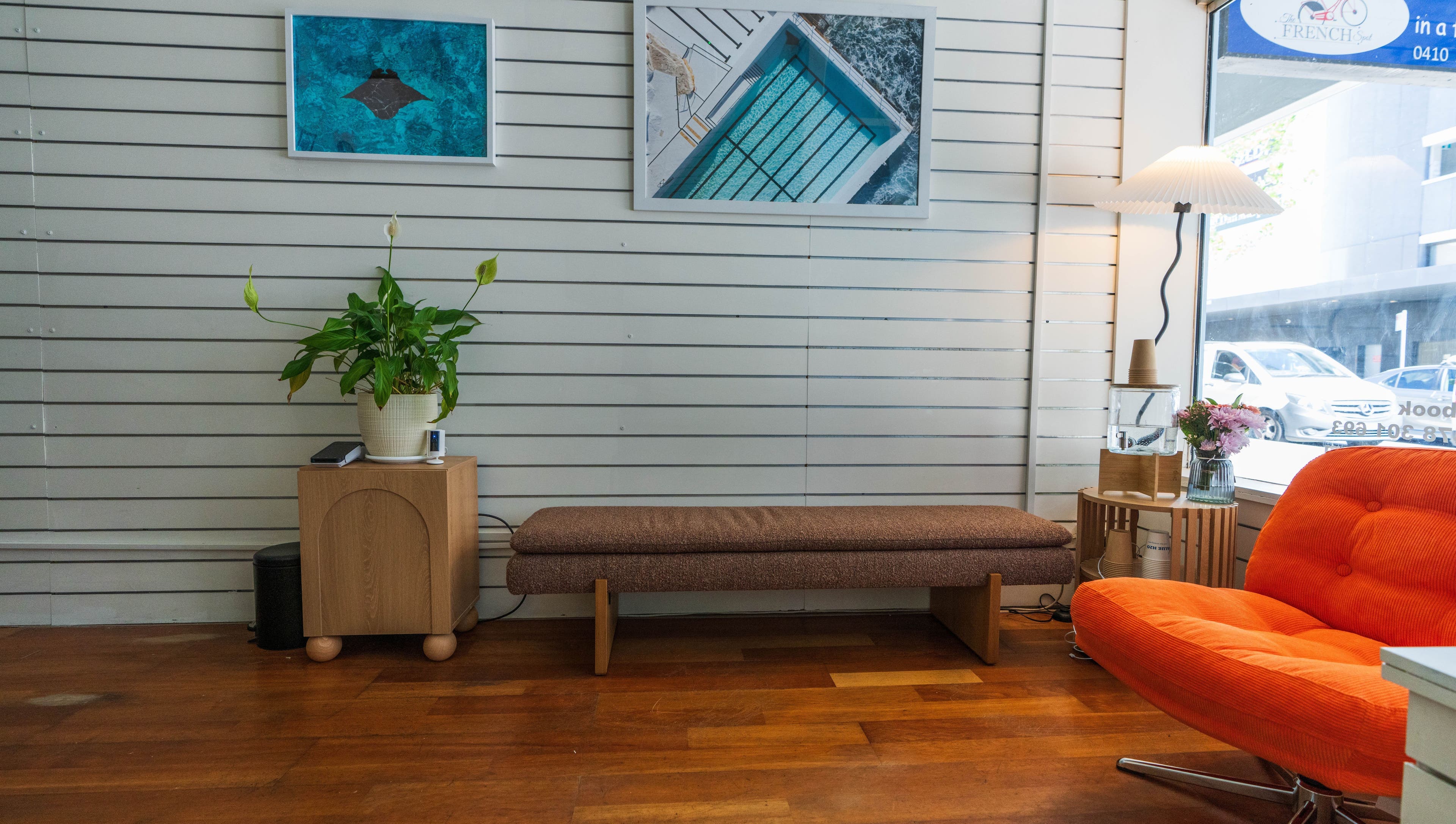 Cozy lounge area at Massage Space, Bondi Junction, New South Wales, AU with seating and decor.
