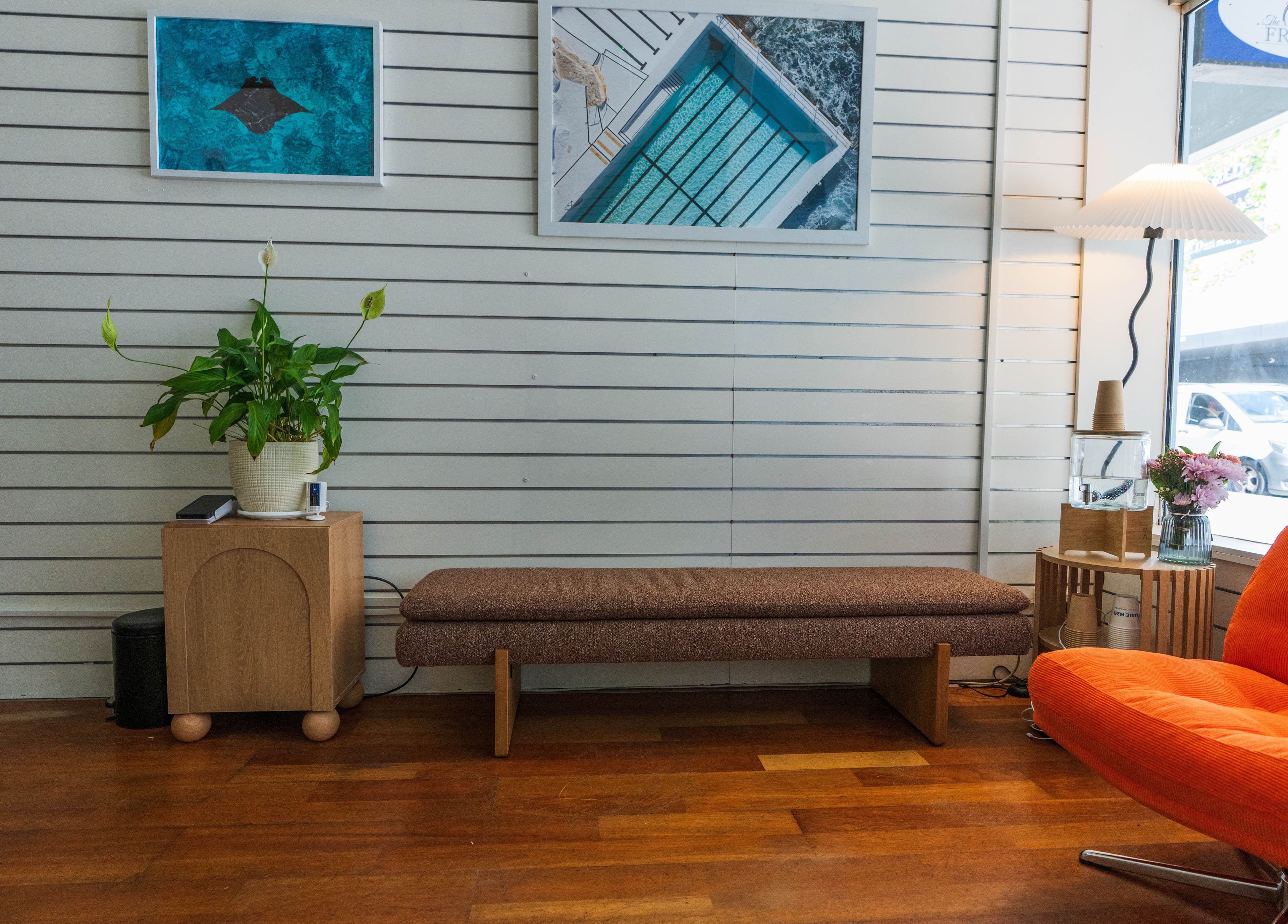 Cozy lounge area at Massage Space, Bondi Junction, New South Wales, AU with seating and decor.