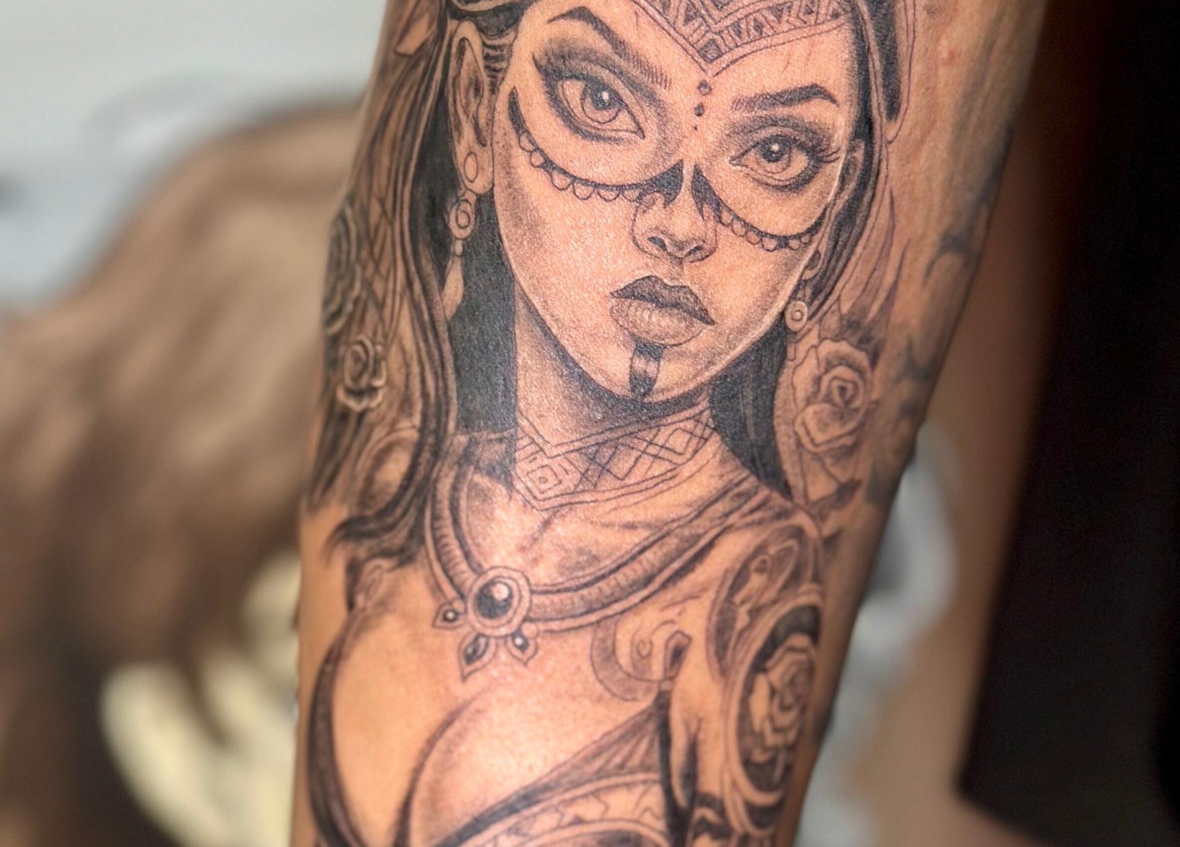 Intricate tattoo art at Casa Amor - Coming Soon | Hair & Tattoos, Hamilton, Ontario, CA.