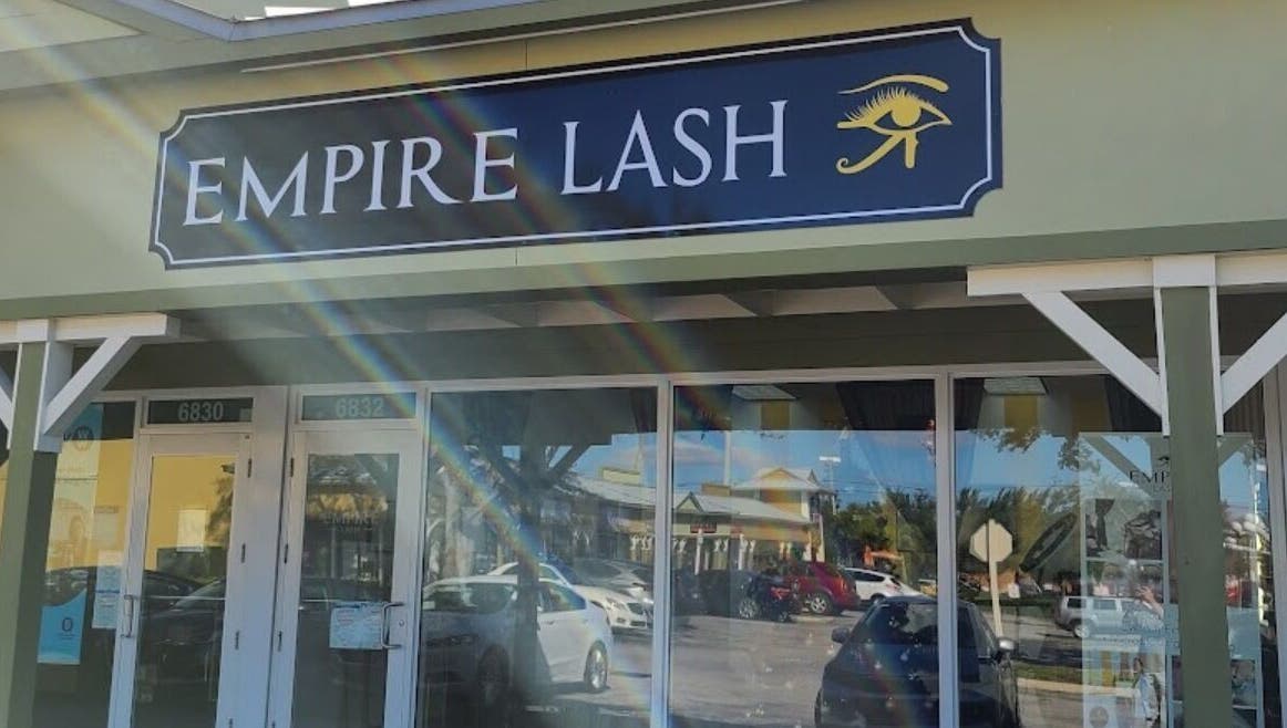 Front exterior of Lashes by Chiara in Hollywood, Florida, US showcasing welcoming entrance.
