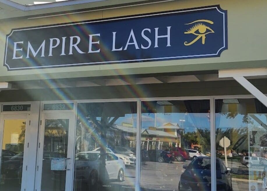 Front exterior of Lashes by Chiara in Hollywood, Florida, US showcasing welcoming entrance.