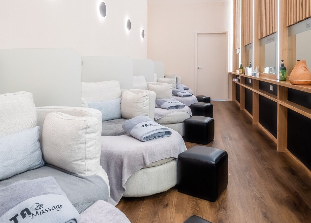 Relaxing massage chairs at Tao Massage Maddingley in Bacchus Marsh, Victoria, AU provide a tranquil spa experience.