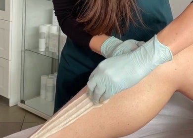 Professional waxing service at Ekaterina Kuzmina in Cascais, Lisboa, PT, ensuring smooth, flawless skin.