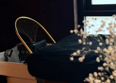 Luxurious wash station at h.AIRLAB Balmain in Balmain East, New South Wales, AU, showcasing elegance.