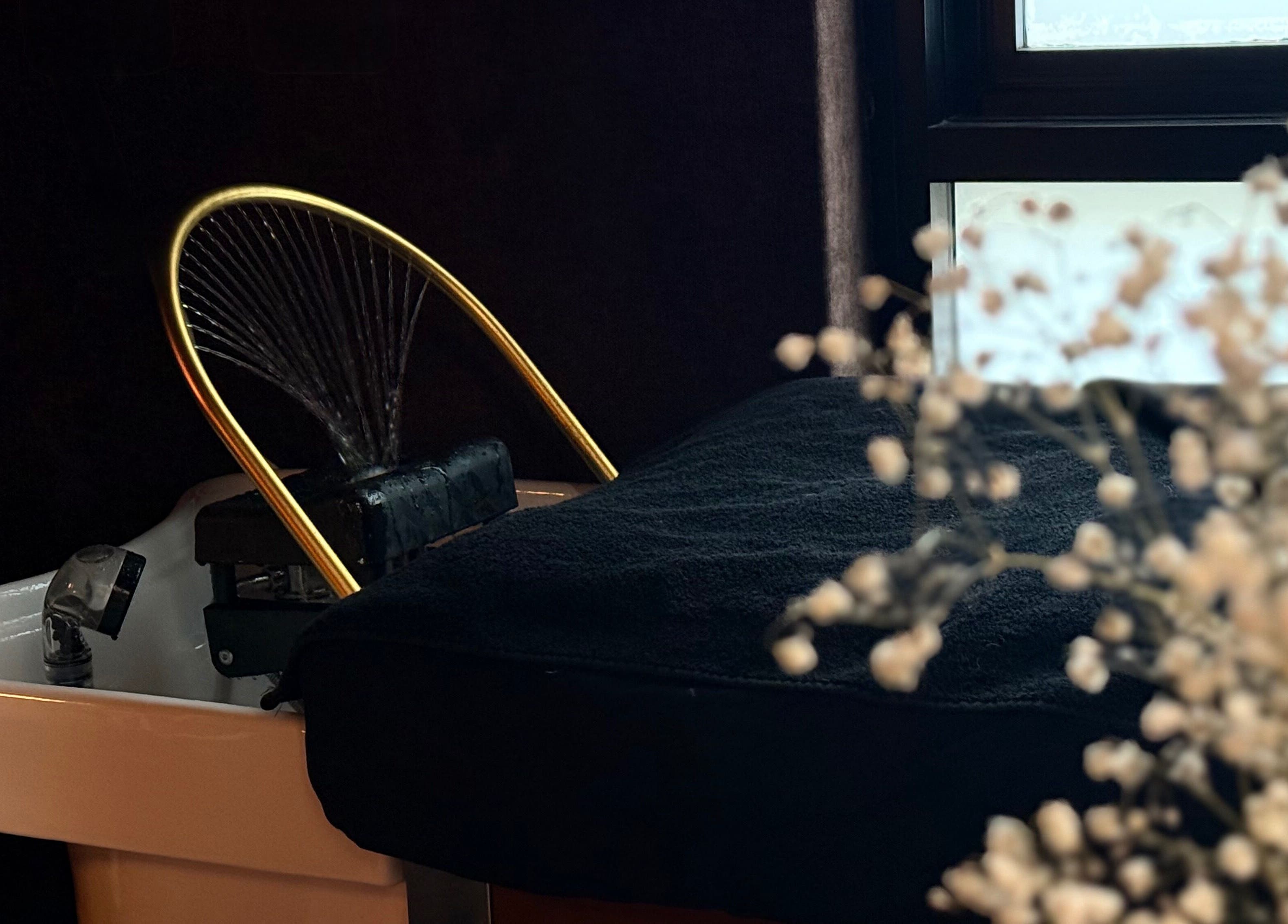 Luxurious wash station at h.AIRLAB Balmain in Balmain East, New South Wales, AU, showcasing elegance.