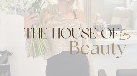 House of Beauty logo over stylish salon scene in Lydd, England, GB.