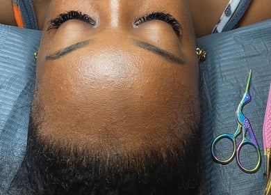 Close-up of precision lash tools at Visage the Look, Saint Michael, Saint Michael, BB.